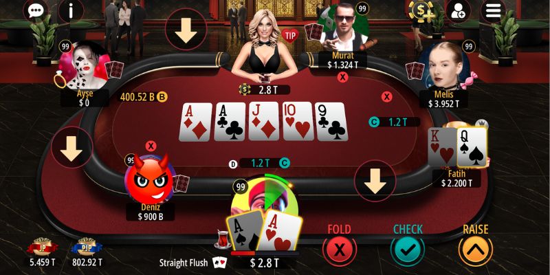 Cách chơi Poker vòng River